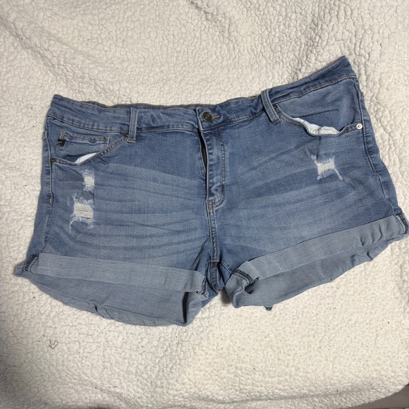 KanCan Blue Jean Shorts - Picture 1 of 1